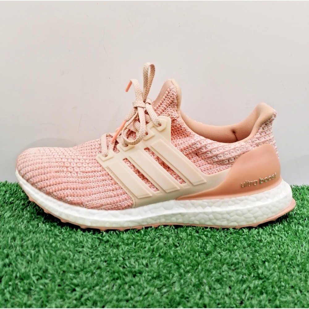 Adidas Women Ultra Boost Shoes Women's Size 8.5 M Medium Ash Peach - Light Pink - Picture 8 of 12